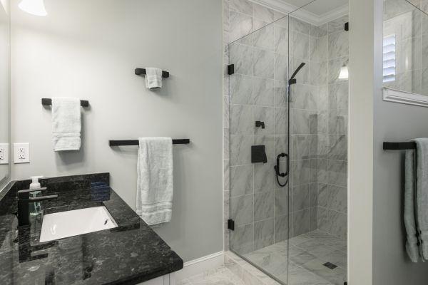 Granite Shower Installation in El Dorado Hills