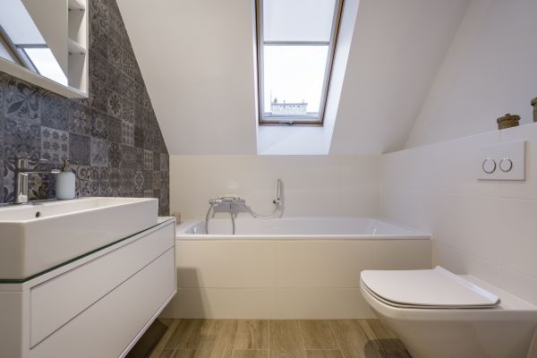 Attic Bathroom Construction in El Dorado Hills